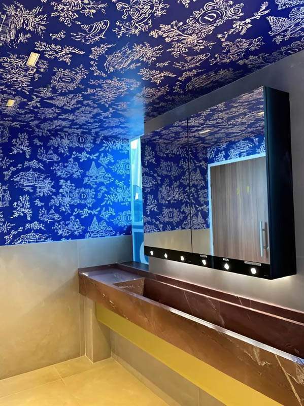 Agencement du toilettes restaurant Dly Marseille Saint-Laurent-des-Arbres